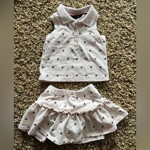 Tommy Hilfiger two piece set size 12 months